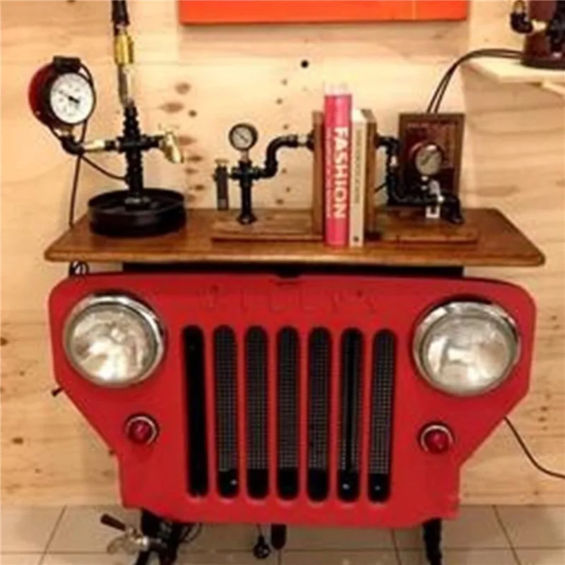 

Ретро-модель промышленного стола Orna Мужская фигурка грузовика из смолы модель рабочей станции статуя для гостиной Аксессуары для стола под...