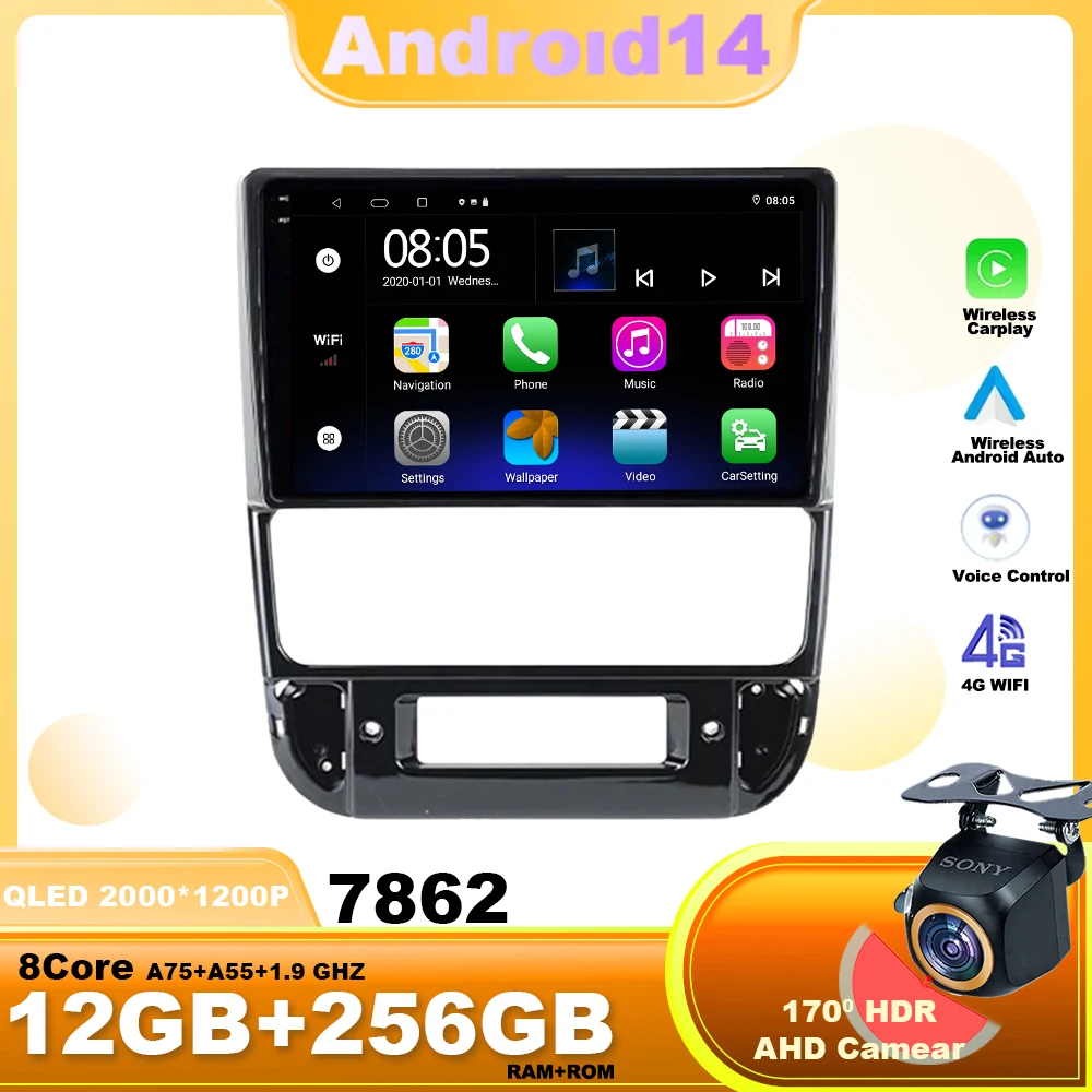 Android14 для Peugeot 406 1995 - 2005 автомобильное радио-навигация мультимедийный видеоплеер