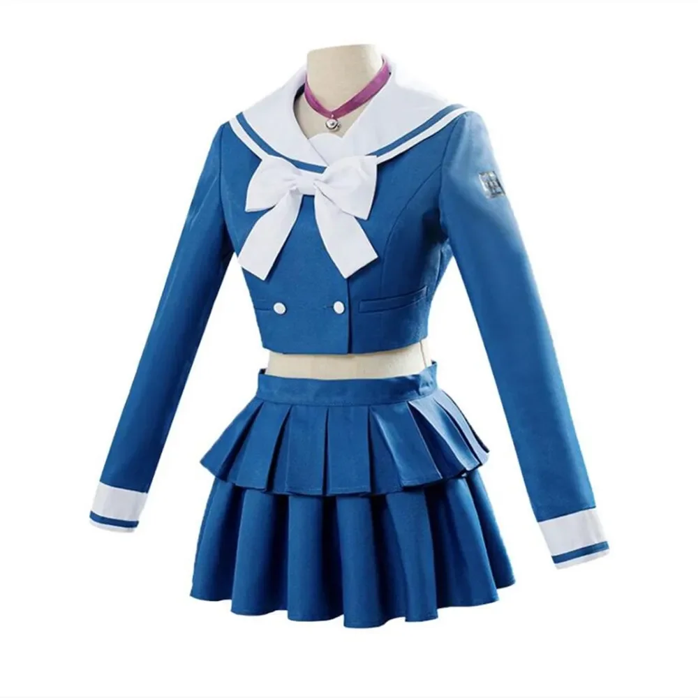 Danganronpa Chabashira Tenko женское платье школьная форма одежда костюмы для косплея