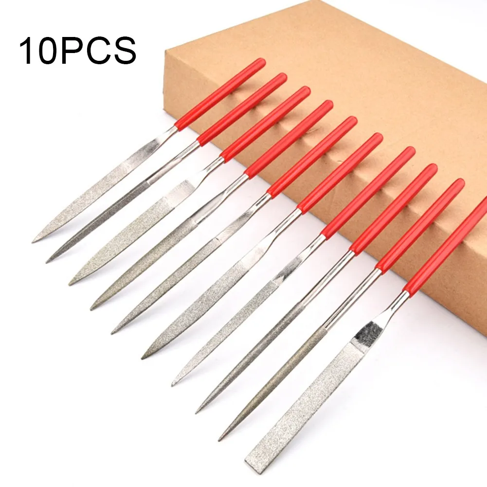 

10pcs Guitar File Fret Nut Saddle Slot Grinding File Set Luthier Repair Tool Guitar Repair Tool For Guitar Bridge Saddle