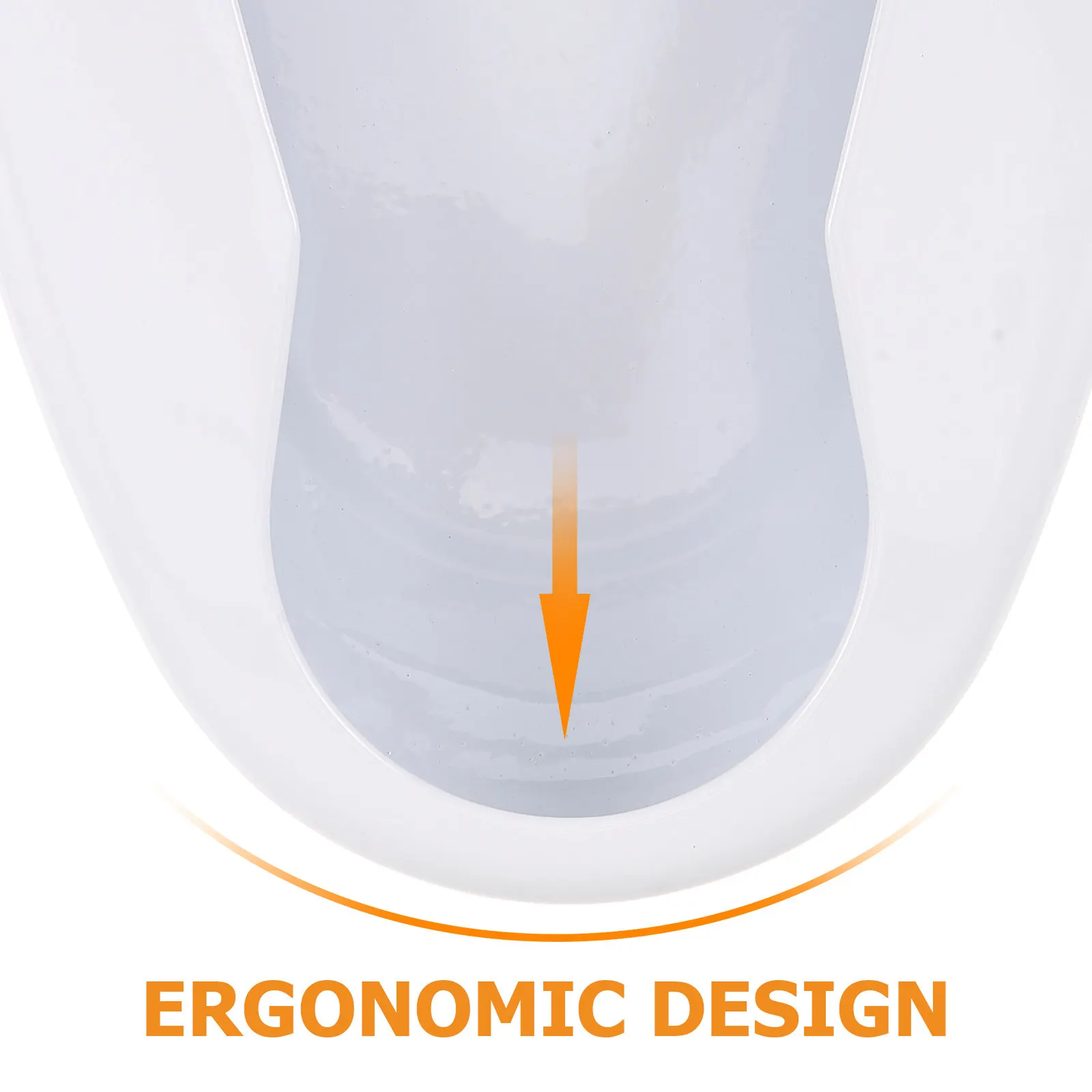 Фото Портативный металлический туалетный горшок для лежачих больных: эргономичный, непроливаемый, легко моется, легкий, для ухода за пожилыми людьми №2