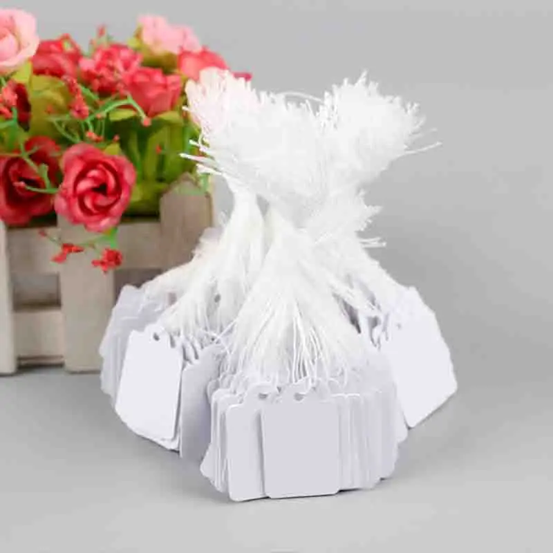 500 шт./упак. Ff ювелирные бумажные открытки тонкая хлопковая нить ручная работа