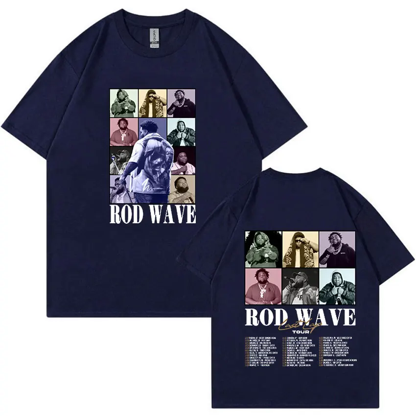 Rod Wave Last Lap Tour 2024 футболка с графическим рисунком для мужчин и женщин модная в