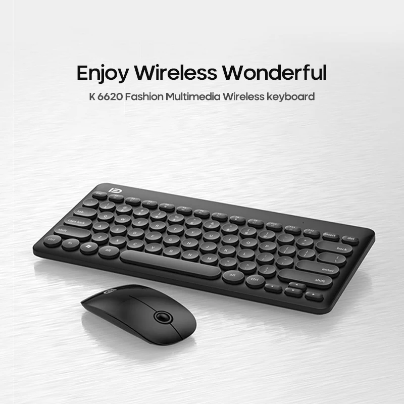 

Беспроводная клавиатура и мышь 2,4 ГГц, портативная тонкая эргономичная клавиатура и мышь с шумоподавлением для ноутбука, ПК, ноутбука, настольного компьютера