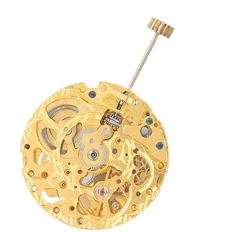 

8205 Movement Skeleton Movement Automatic Movement 3 O'clock Gold Automatic Mechanical Watch Movement Accessories