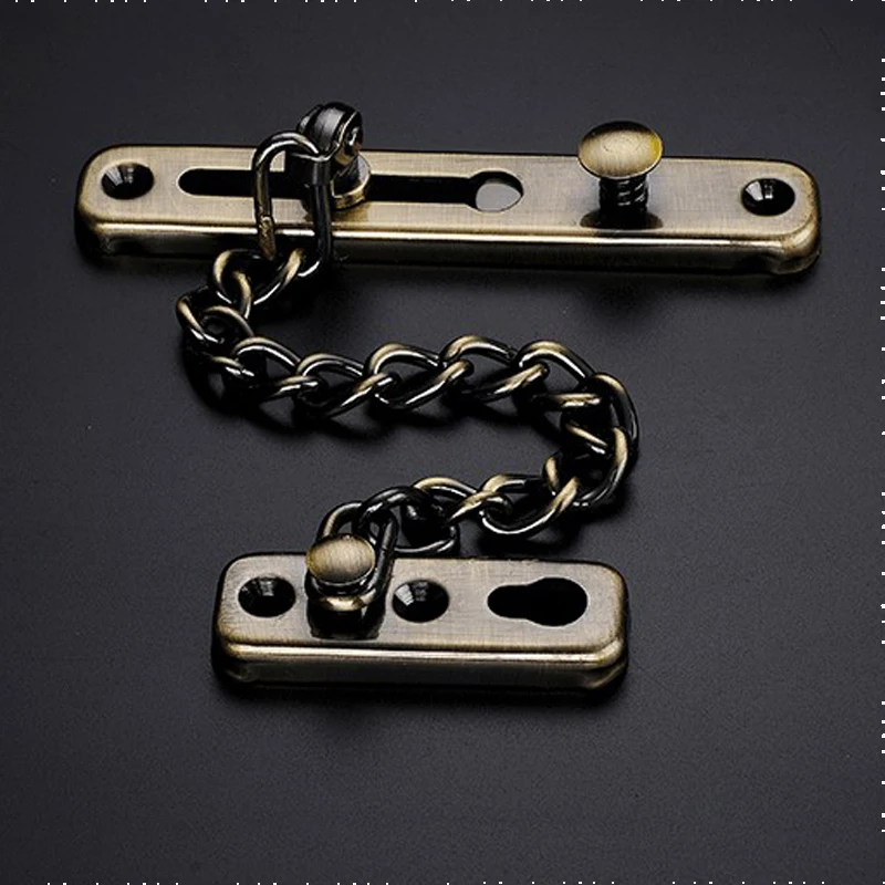 

Solid SUS304 Stainless Steel Casting Heavy Duty Robust Door Chain Security Lock Chain Door Safety Guard Chain House Protection