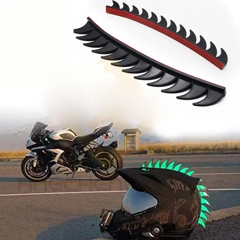 Universal Motorcycle Modified Helmet Sticker Personalized Cockscomb Horns Decal helmet accessories motorcycle accessories enlarge