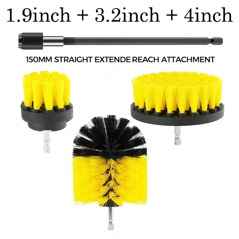 

Набор щеток для дрели, нейлон, 2/3.5/4 дюйма