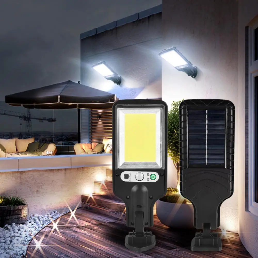 

Wall Mounted Solar Street Light Motion Sensor Solar Light LED Solar Powered Lamp Outdoor Garden Light Waterproof Remote Control