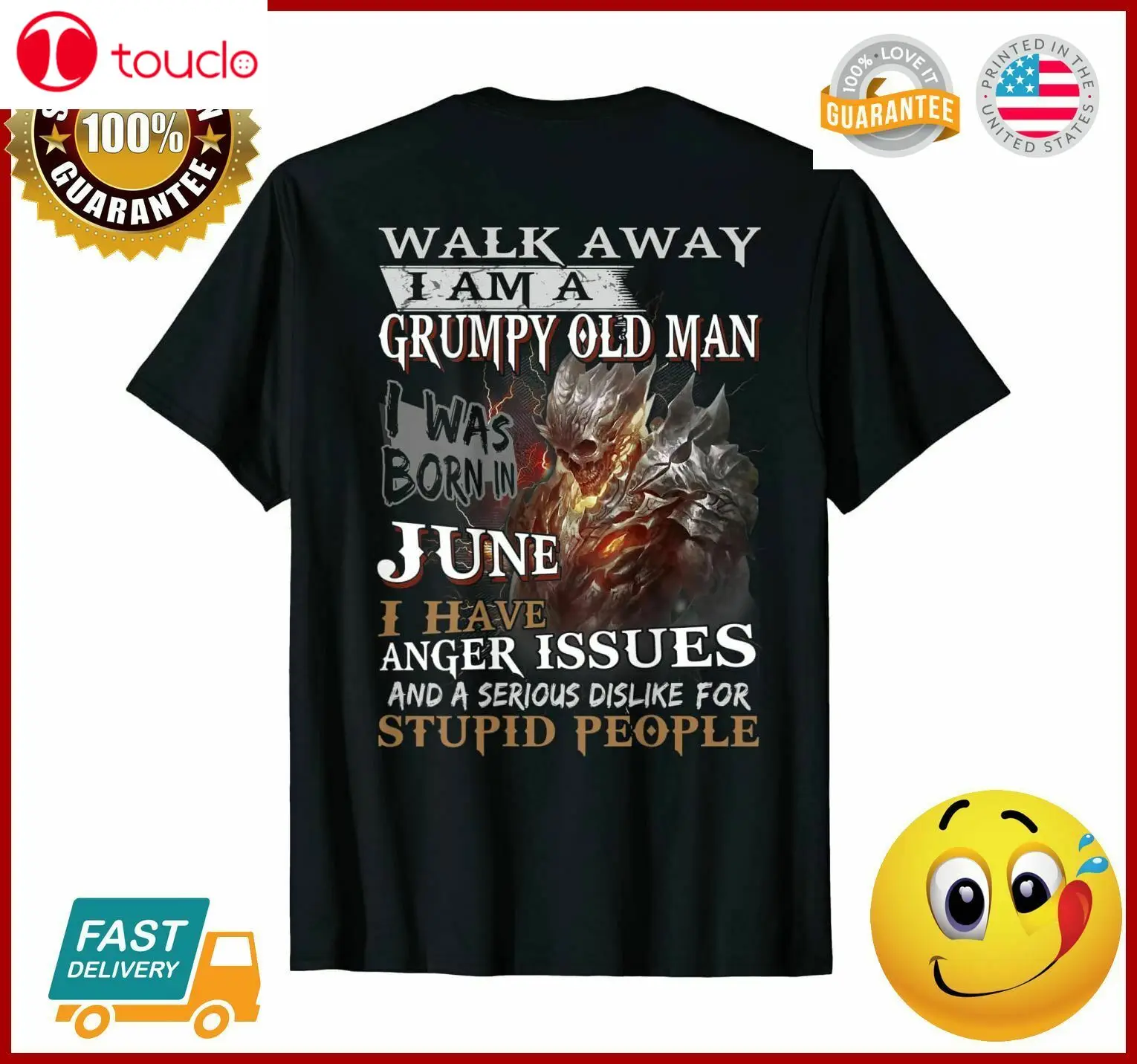 

Mens I Am A Grumpy Old Man I Was Born In June Tshirt Tshirt Unisex Women Men Tee Shirt