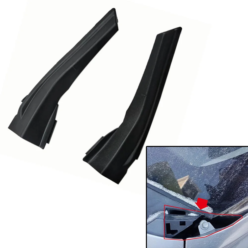 

1pair Car Front Windshield Wiper Cover 861532s000 861542s000 Water Deflector Cowl Plate For Hyundai Ix35 Tucson Replace Parts
