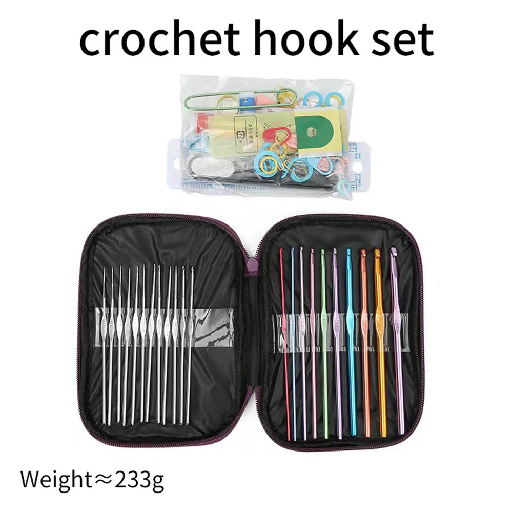 

Empower your Knitting Journey with 100pcs Diy Crochet Knitting Craft Crochet Set Premium Tools for and Unforgettable Projects