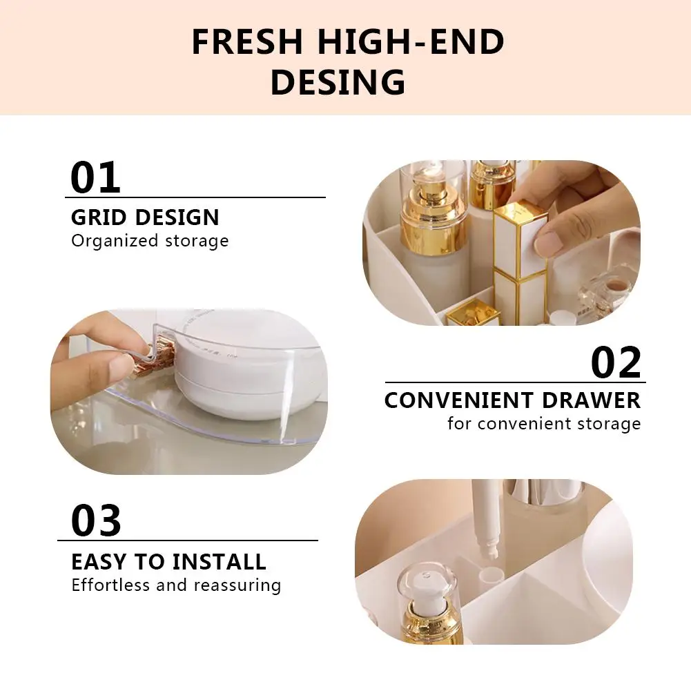 Контейнер для хранения косметики большой емкости Φ контейнер ногтей полировки