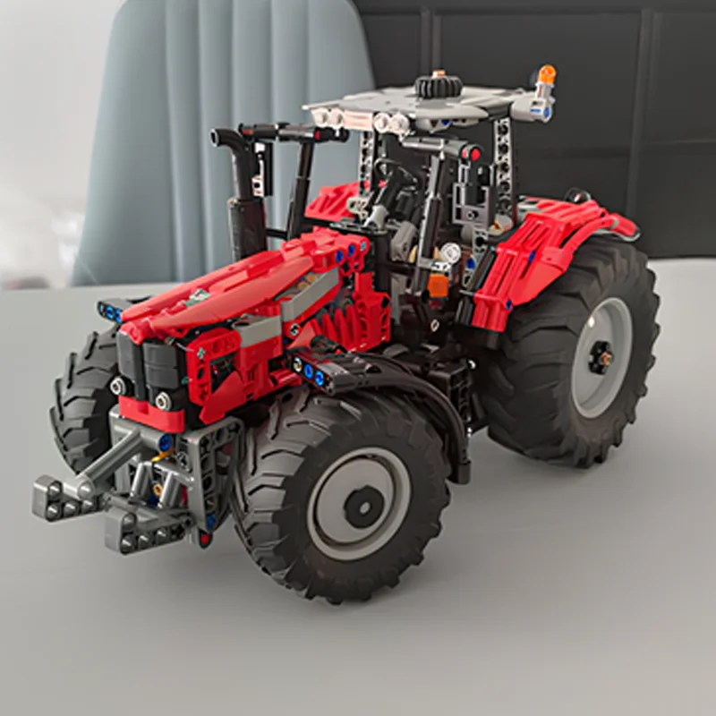 1137 шт. MOC Massey Ferguson 7480 модель трактора строительные блоки штабелируемые кирпичи