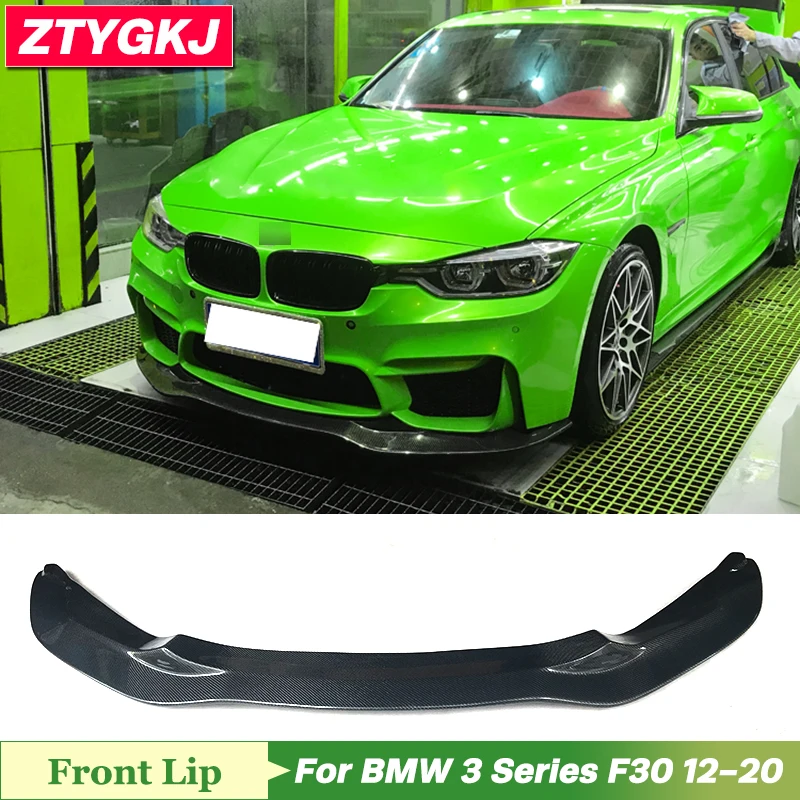 

Передние губы из углеродного волокна PS Style для BMW 3 серии F30 Facelift AN M3 бампер 2012-2020