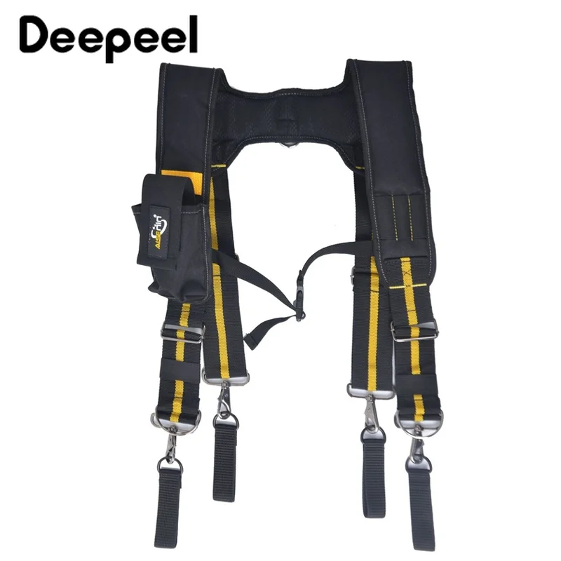 

1Pc Deepeel Y-type Multifunctional Mens Suspender Outdoor Work Tool Belt Suspenders Male Jockstrap Wide X-Type Men's Braces