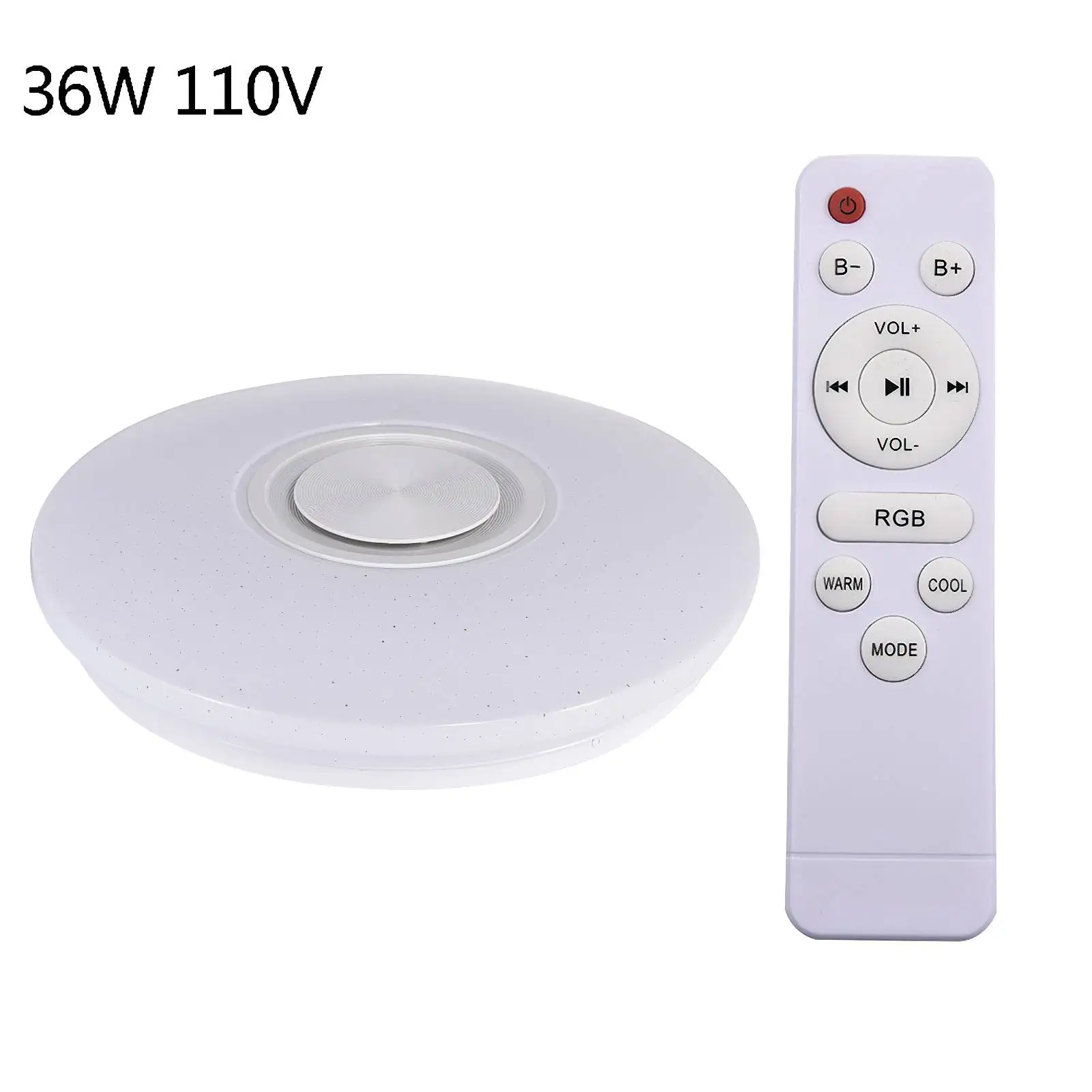

36W Ceiling Light Bluetooth Music Remote Control Ceiling Lamp for Kids Sleep