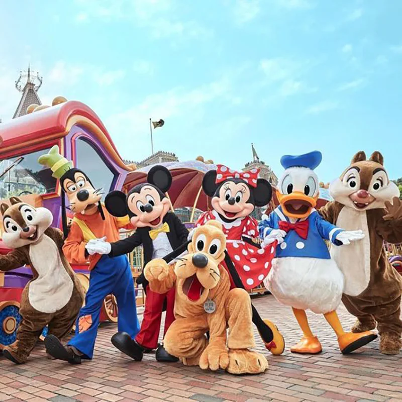 Милая мультяшная Микки Минни Дисней Маус талисман костюм персонаж косплей