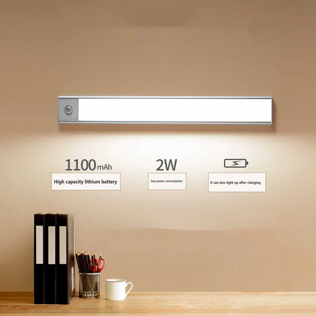 

Body Sensing LED Lamp USB Rechargeable Multipurpose Night Light Accessory