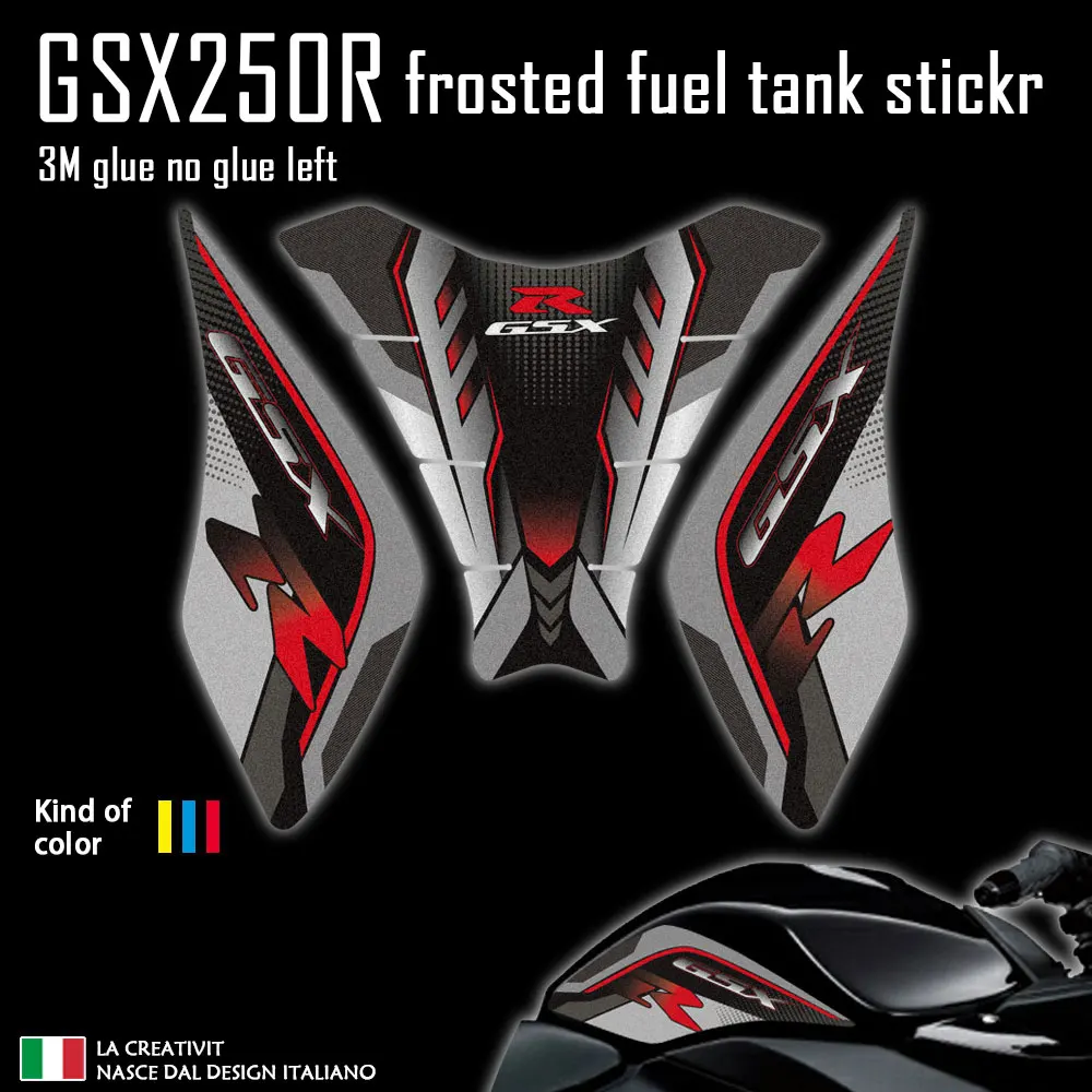 

Матовые аксессуары для мотоциклов 3 м, наклейка, Набор наклеек, газ, масло, фотозащита от скольжения для SUZUKI GSX250R gsxr250