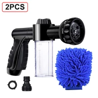 portable car water gun high pressure washer spray gun with soap dispenser 3 grade nozzle jet snow foam lance washing tool