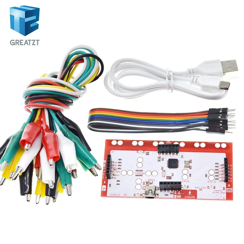 Перемычка с зажимом типа крокодил + стандартная плата контроллера набор сделай