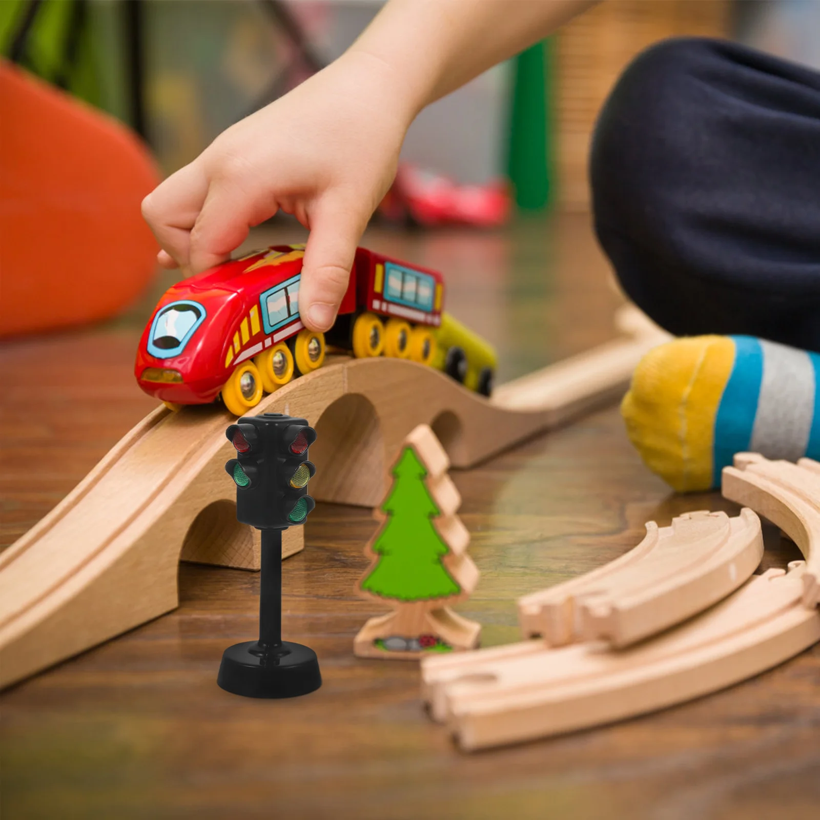 

2pcs Traffic Signals Lamp with Sound and Light Early Education for Toddler Children Kids Stoplight