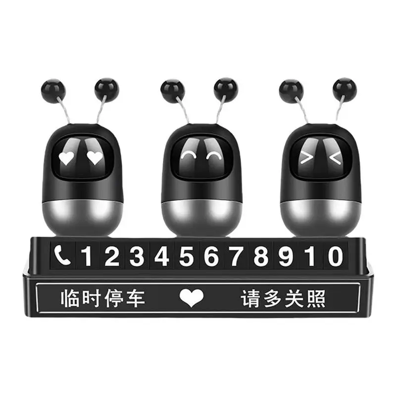 

Car Temporary Parking Automotive Interior Aromatherapy Perfume Lemon Fragrance Parking License Plate Phone Number In The Car