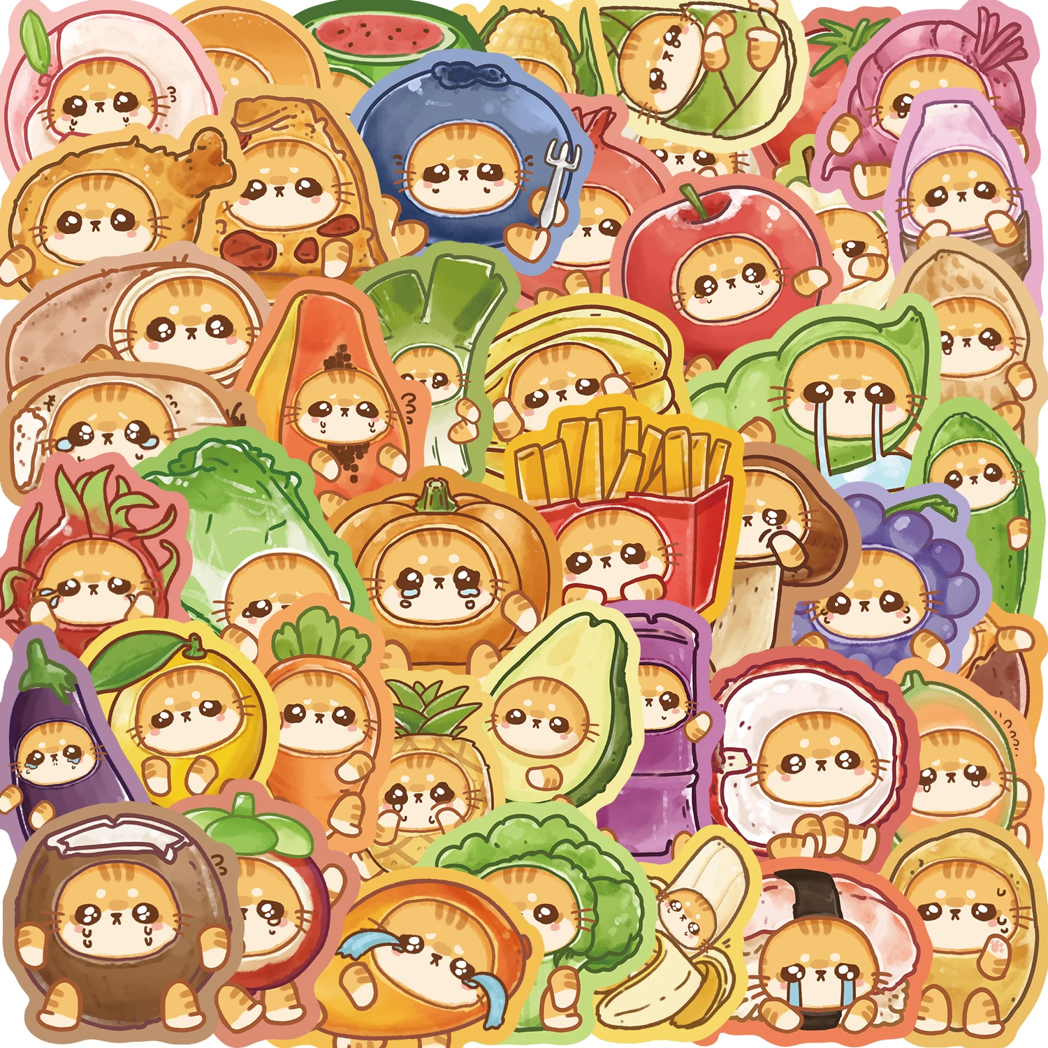 50 шт. наклейки-граффити для игрушек чемоданов ноутбуков скейтбордов телефонов