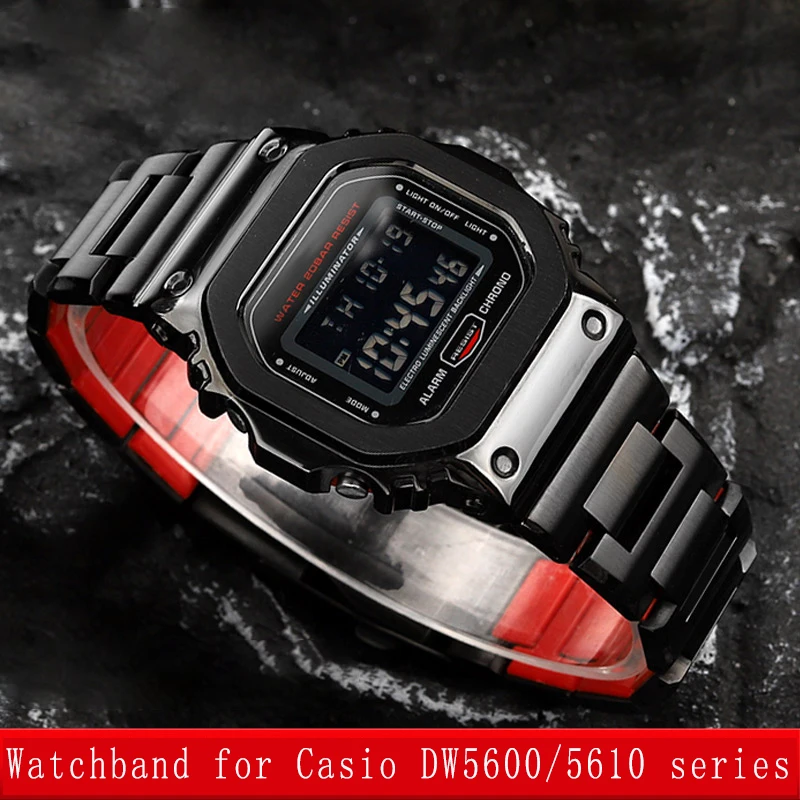Браслет и фотоэлемент для Casio чехол small block DW5600 G-SHOCK GWM5610 модифицированные точные