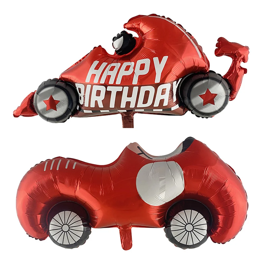 

Big Race Car Balloons Racing Party Decorations 2 Fast Theme Birthday Decor Kids Favors Cute Boy Baby Shower Supplies