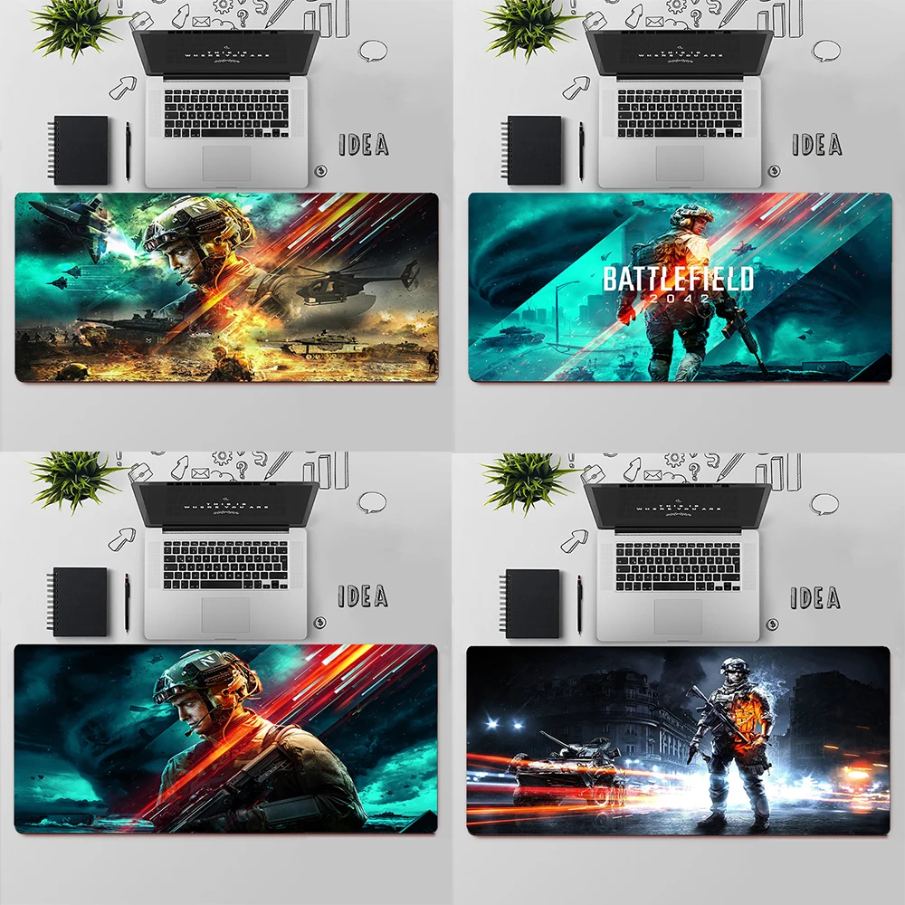 

Игровой коврик для мыши с боем боя 2042, большой коврик для мыши, игровой компьютерный коврик для мыши, большой коврик для мыши XXL, коврик для кл...