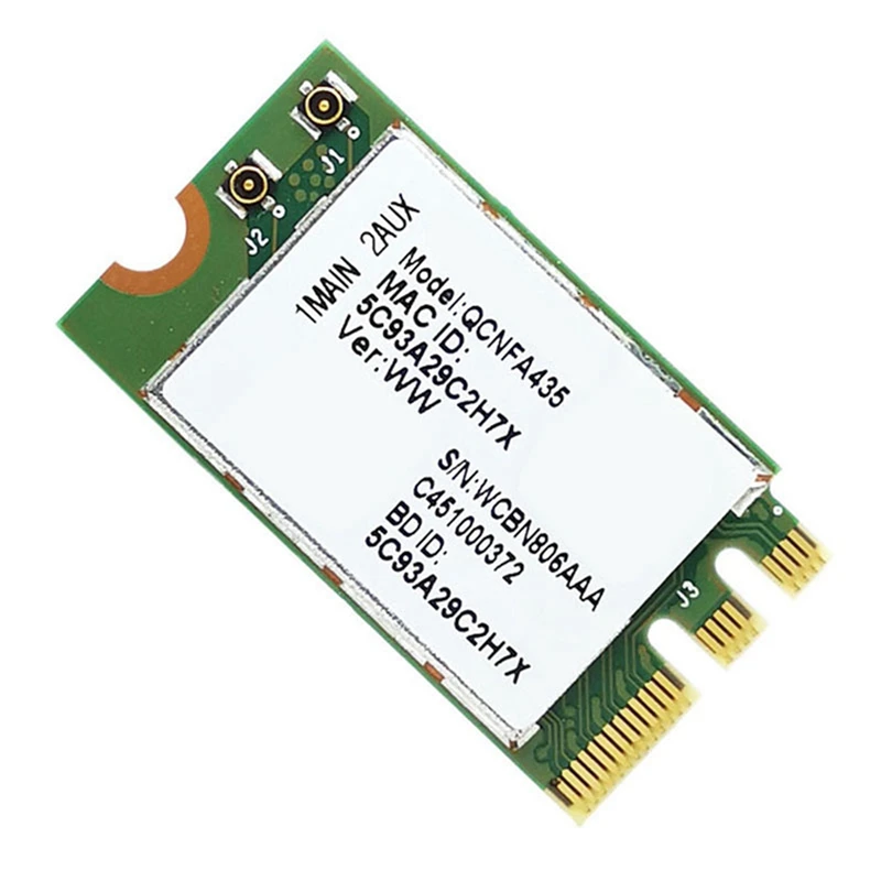 

5X беспроводная карта адаптера для Qualcomm Atheros QCA9377 QCNFA435 802.11AC 2,4G/5G NGFF Wi-Fi Карта Bluetooth 4,1
