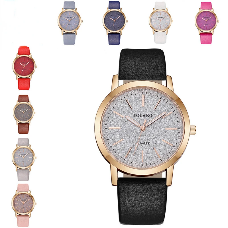 Brand Leather Quartz Women's Watch Ladies Fashion Watch Women Wristwatch Clock relogio feminino hours reloj mujer saati
