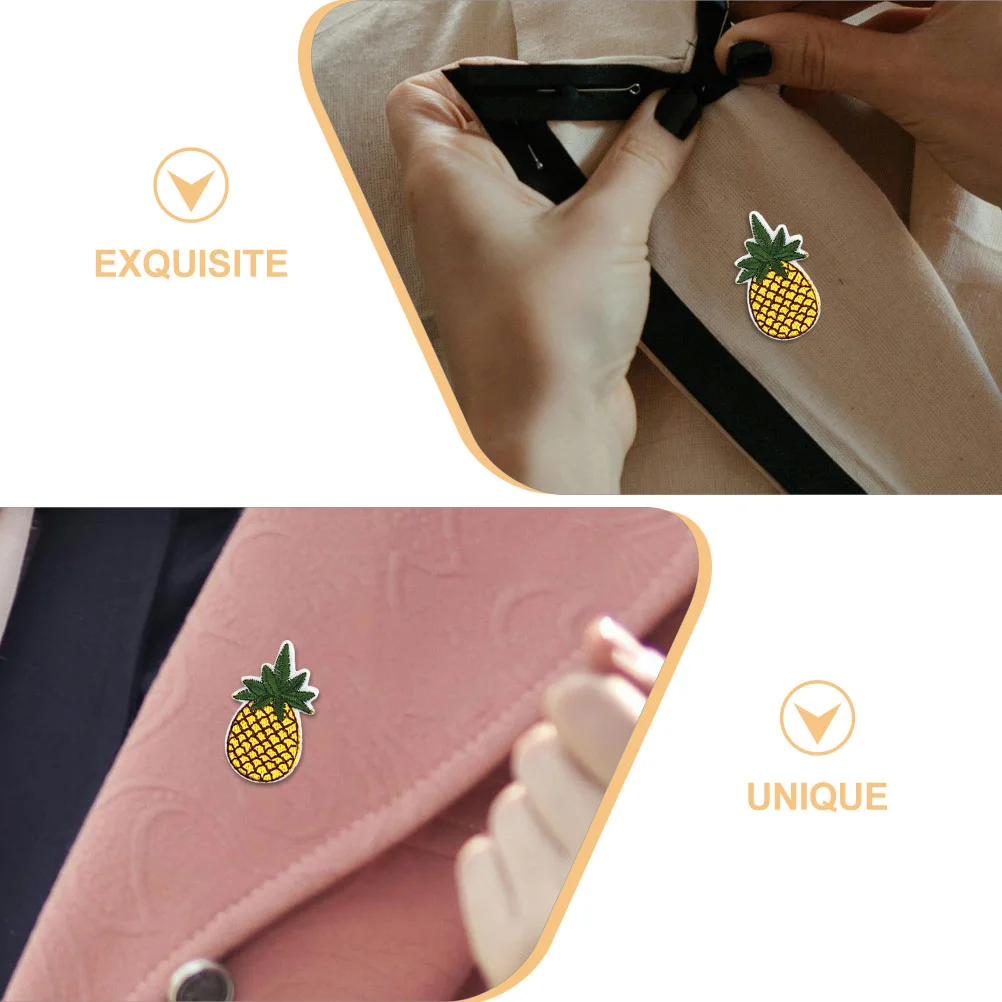 Healifty блестящий декор железные нашивки вышитые блестки ананас аппликация куртки