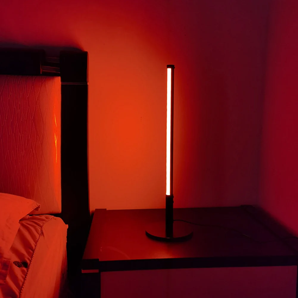 

LED Corner Lamp RGB Colorful Floor Table Light Remote Control Multi-Modes Bedroom Living Room Atmosphere Decor Standing Lamp