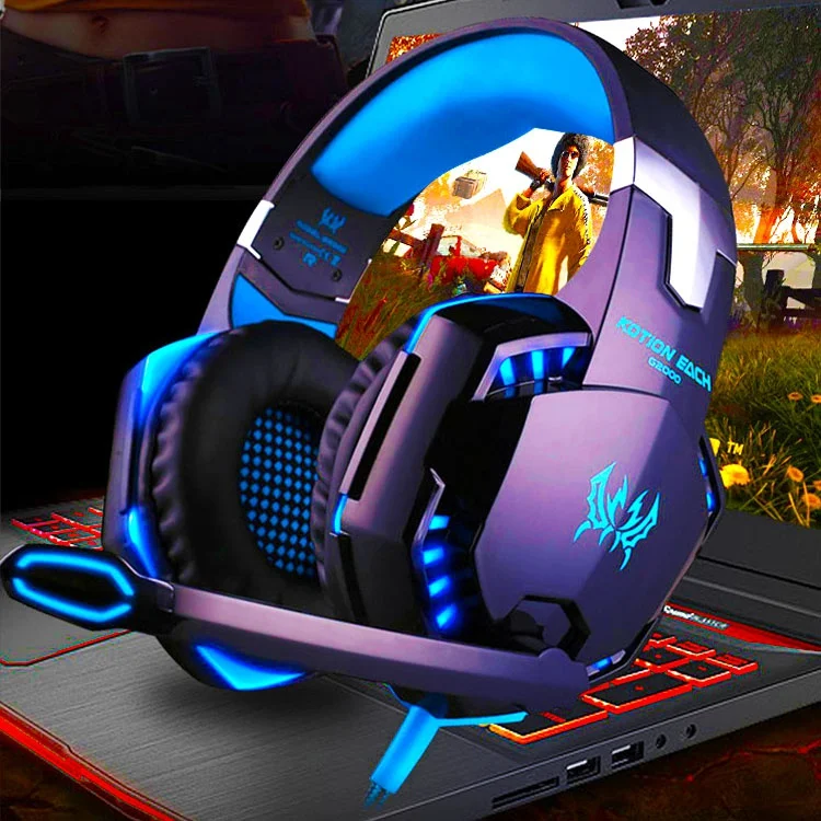 

Virtual 7.1 Surround Sound Gaming Headset Led USB/3.5mm Wired Headphone With Microphone For Xbox One PS4 PC Gamer