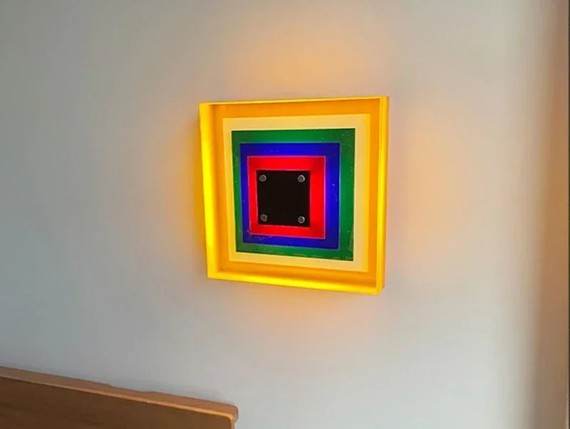 Настенная лампа Pixel цвет минималистичной гостиной спальни атмосферы