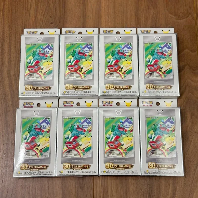 Фото Горячая распродажа: Оригинальный китайский набор карт Pokémon PTCG First Partner Sir Set к 30-летию — коллекционные карты, подарки на день рождения №4