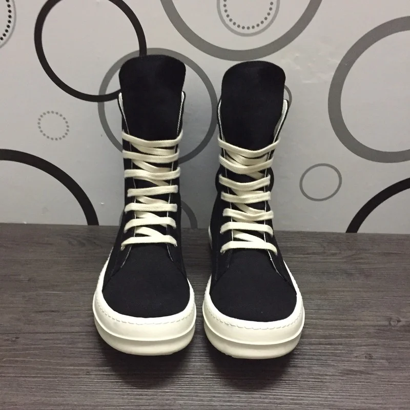 

High-quality Rric Owees Men's and Women's Canvas High-top Couple Shoes Comfortable Hip-hop Shoes Casual Sneakers Top