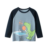 t shirt boy clothing animal long sleeve casual tees spring summer cotton soft tops for baby toddlers