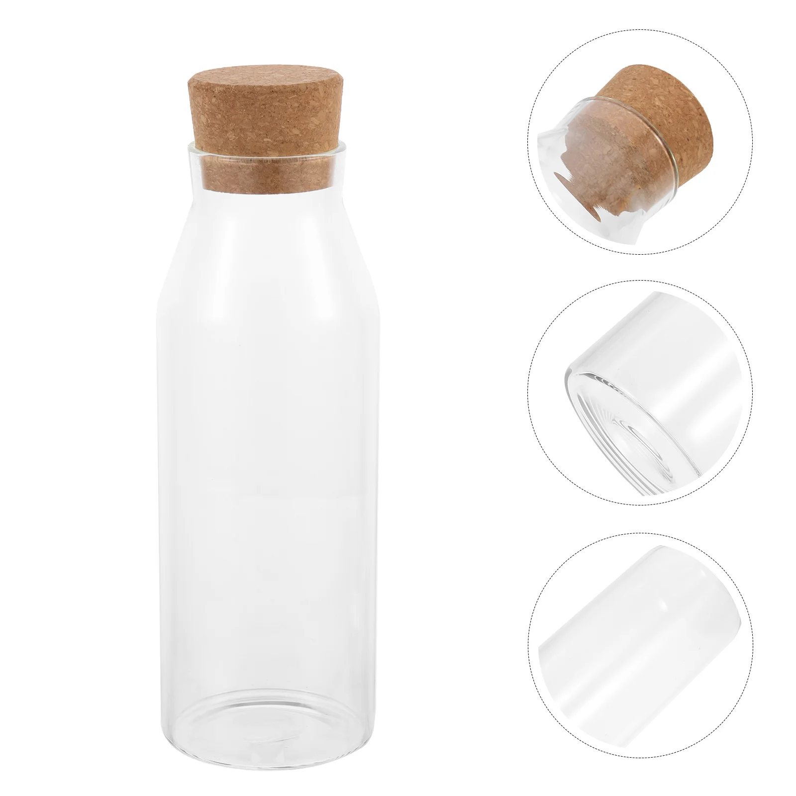 

Glass Sealed Jar Candy Storage Jar Grain Tea Storage Canister Transparent