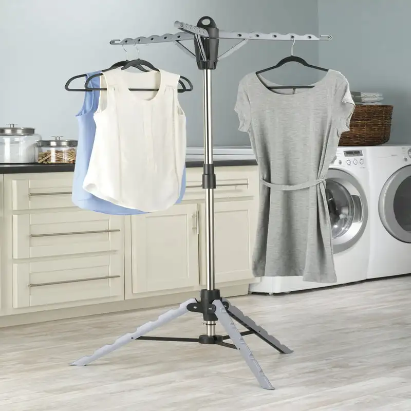 

Collapsible Tripod Garment and Drying Rack