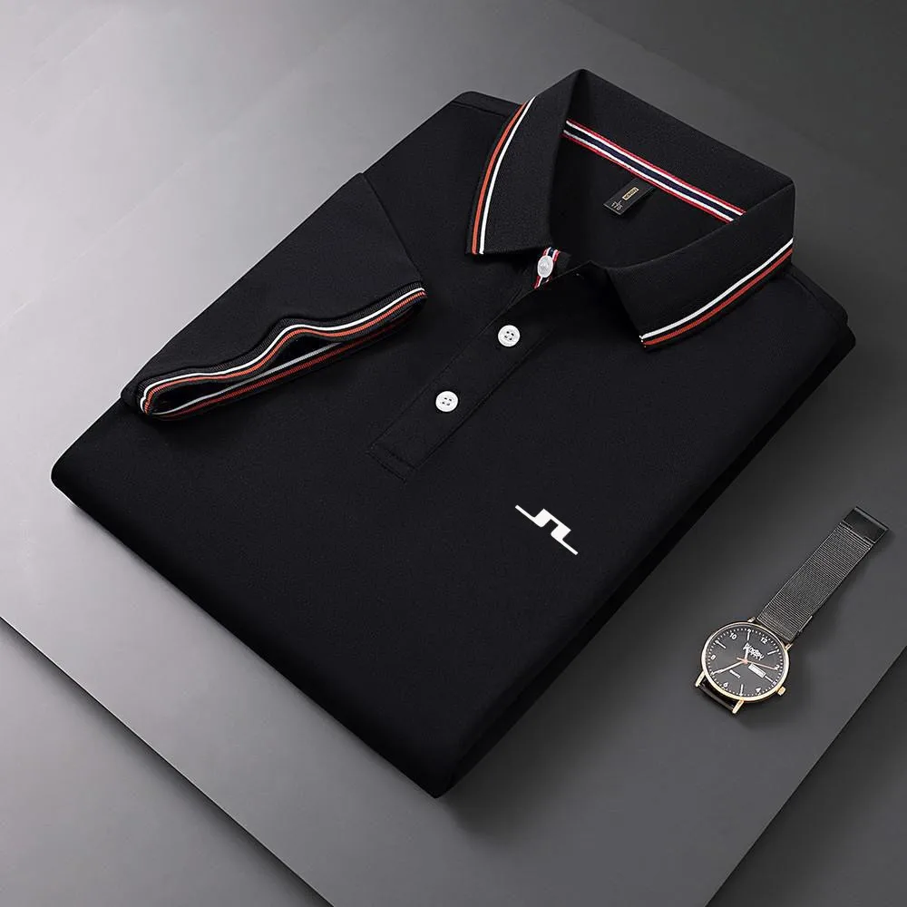 Golf clothing men's new summer polo shirt Fashion men's golf polo shirt High quality casual business short sleeved T-shirt