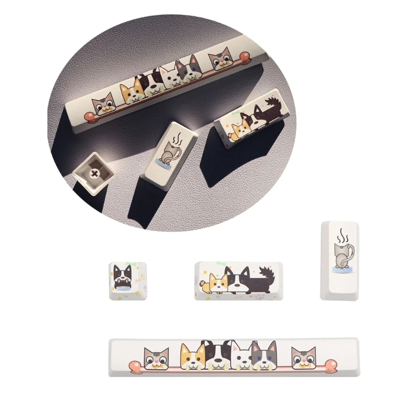 Набор из 4 клавиш колпачки для OEM Profile 6 25u 25x Spacebar Esc Enter игровой клавиатуры DIY Cherry MX