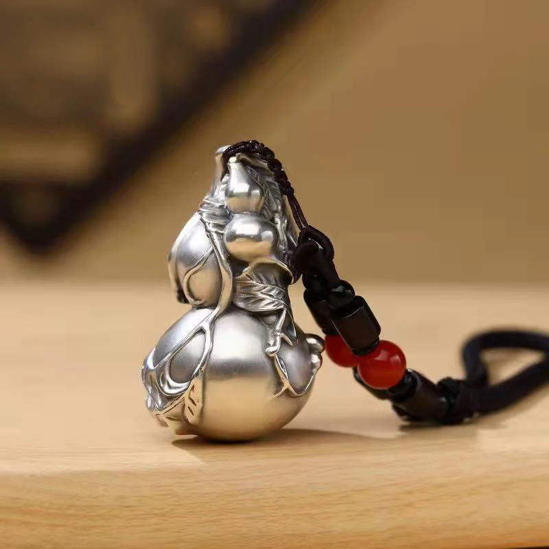 

Переносная Тыква с изображением национального ветра, ручная часть, Мужская Ручная Поворотная домашняя подвеска фэн-шуй, украшение, Маленьк...