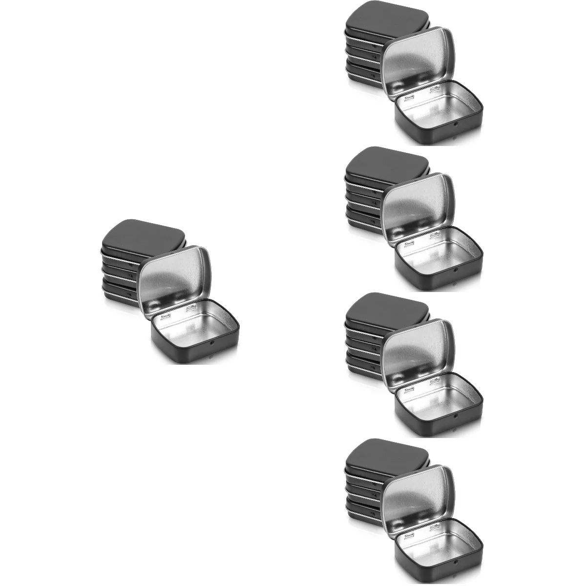 

Металлические жестяные банки для хранения, пустые коробки для конфет, железный чехол, органайзер для печенья на петлях, держатель для аксес...