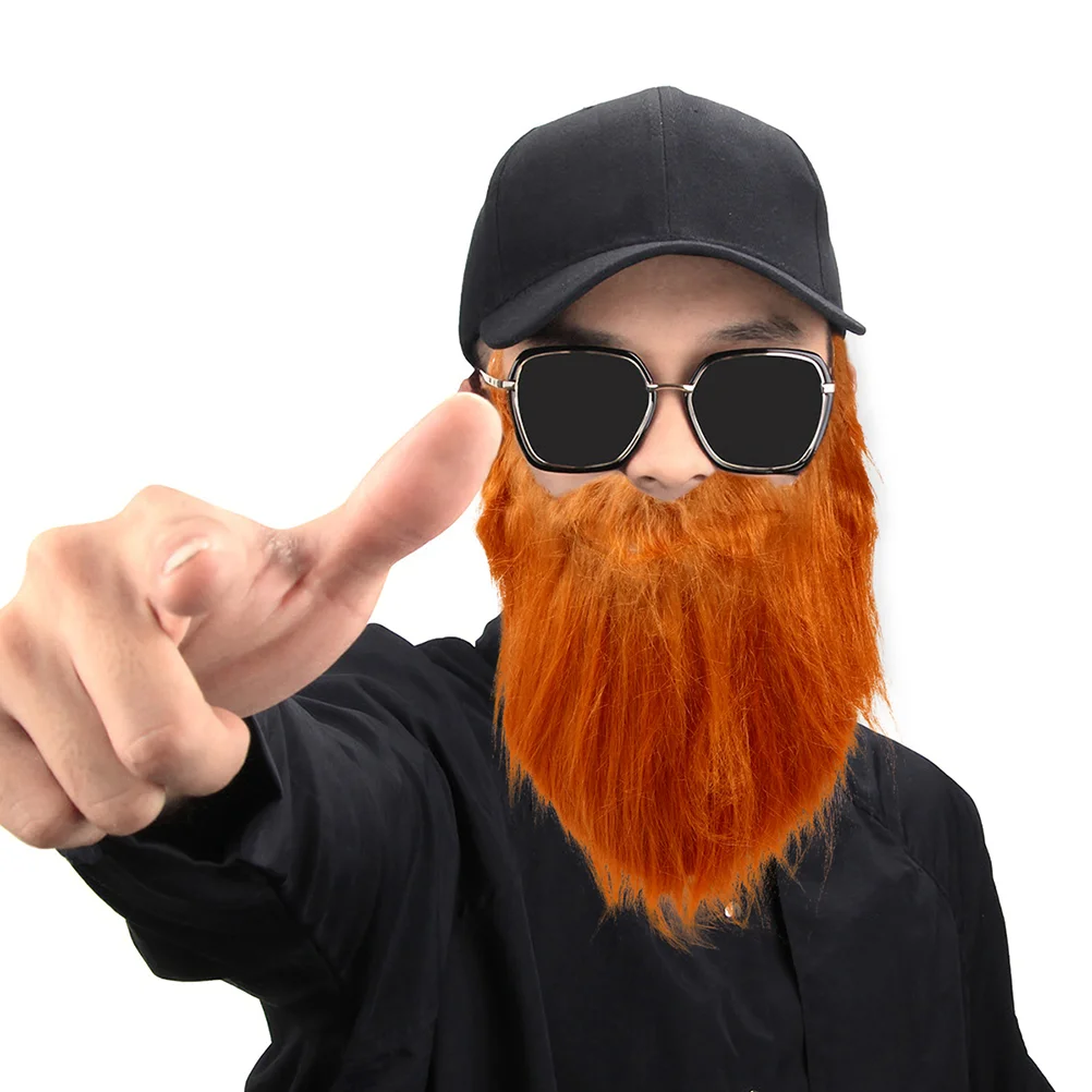 4 шт. фланелевая борода искусственные усы забавные яркие фотореквизиты венчики