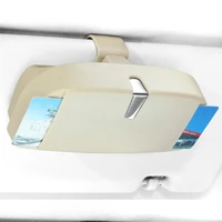 universal car sun visor glasses sunglasses ticket receipt clip storage holder glasses and cards car holder car styling