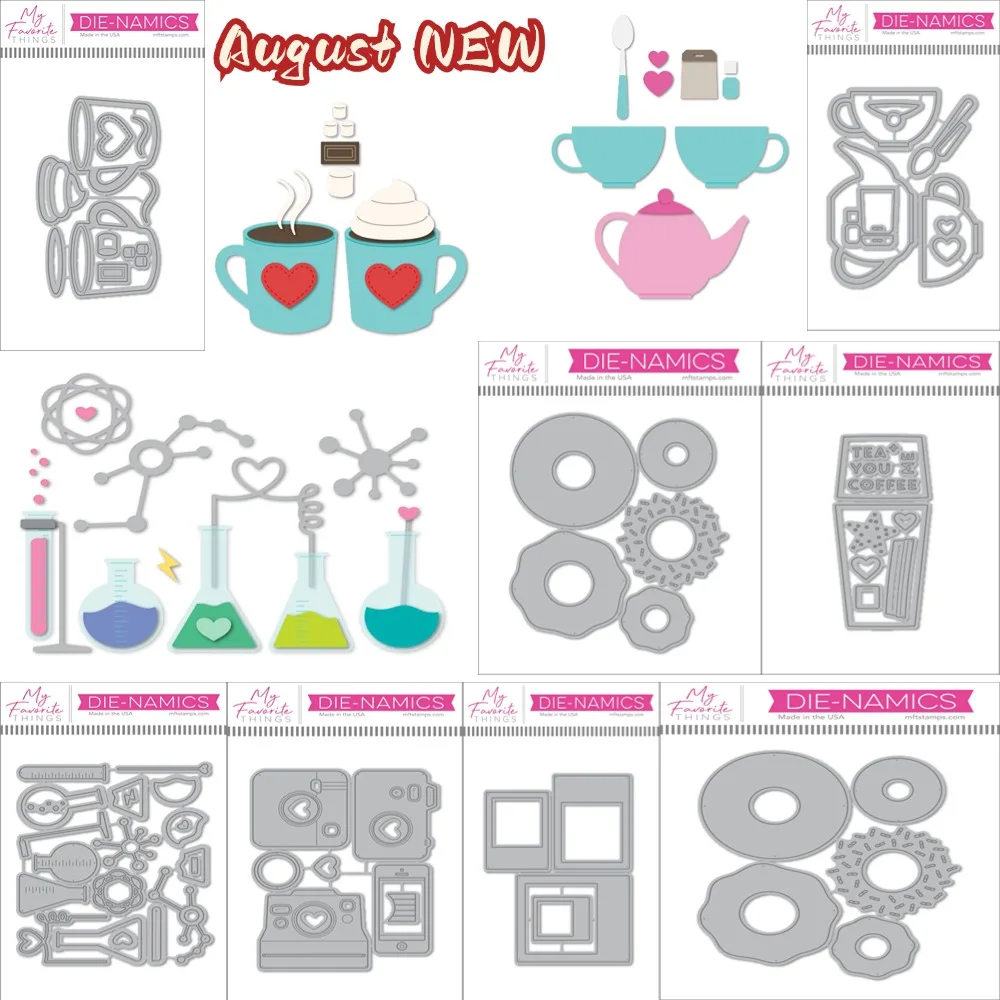 Химический набор металлических вырубных штампов для рукоделия скрапбукинга